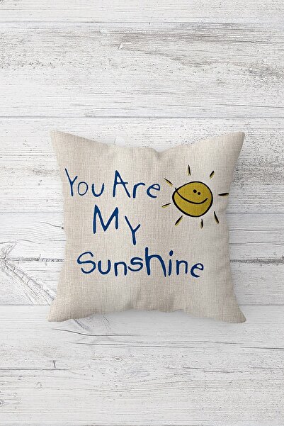 Pelangi You Are My Sunshine Double Sided Printed Hidden Zippered Pillowcase T...