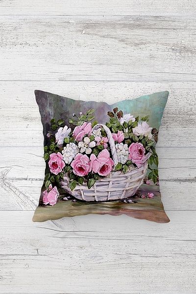 Latibule Double Sided Printed Hidden Zippered Decorative Pillow Case Throw Pillow Cover Seat Pillow Case