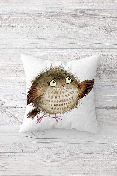 linazaitun One Side Printed Hidden Zipper Decorative Pillowcase Throw Pillow Case Seat Pillowcase
