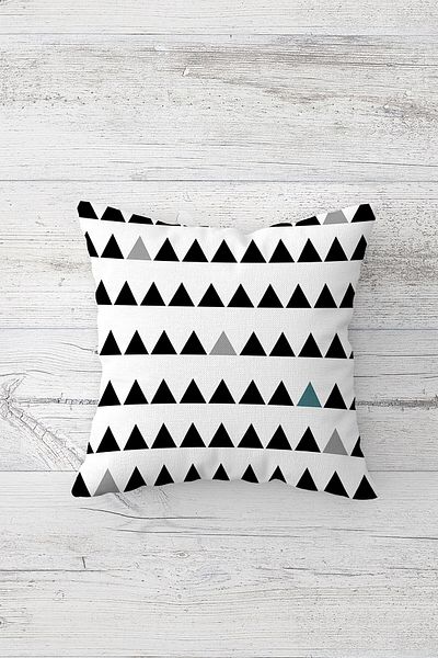 linazaitun One Side Printed Hidden Zipper Washable Stain Resistant Decorative Throw Pillow Cover Pillow Case