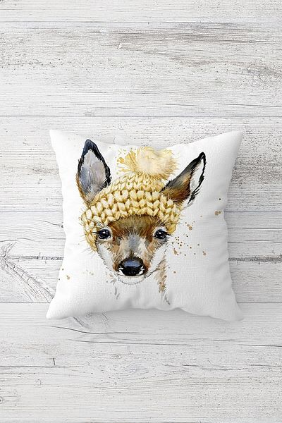 linazaitun One Side Printed Hidden Zipper Decorative Pillowcase Throw Pillow Case Seat Pillowcase