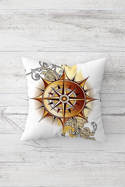 Lina One Side Printed Hidden Zipper Decorative Pillowcase Throw Pillow Case Seat Pillowcase