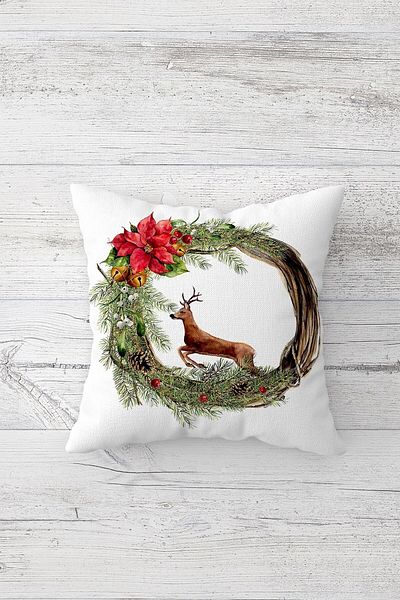 linazaitun One Side Printed Hidden Zipper Decorative Pillowcase Throw Pillow Case Seat Pillowcase