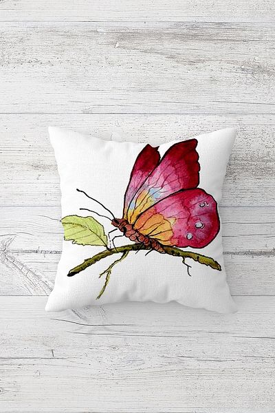 linazaitun One Side Printed Hidden Zipper Decorative Pillowcase Throw Pillow Case Seat Pillowcase