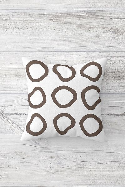 linazaitun One Side Printed Hidden Zipper Decorative Pillowcase Throw Pillow Case Seat Pillowcase