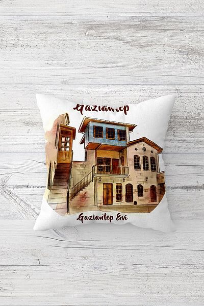 linazaitun One Side Printed Hidden Zipper Decorative Pillowcase Throw Pillow Case Seat Pillowcase