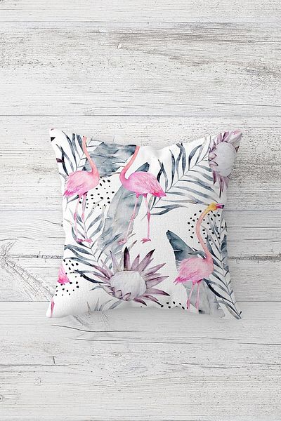 linazaitun One Side Printed Hidden Zipper Decorative Pillowcase Throw Pillow Case Seat Pillowcase