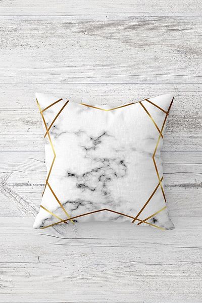 linazaitun One Side Printed Hidden Zipper Decorative Pillowcase Throw Pillow Case Seat Pillowcase
