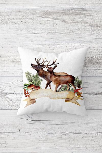 linazaitun One Side Printed Hidden Zipper Decorative Pillowcase Throw Pillow Case Seat Pillowcase