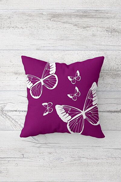 linazaitun One Side Printed Hidden Zipper Decorative Pillowcase Throw Pillow ...