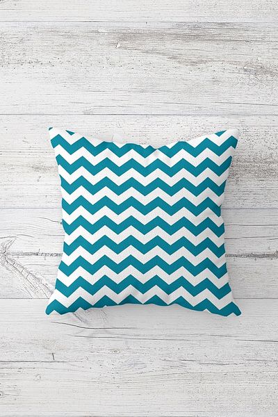 Lina One Side Printed Hidden Zipper Decorative Pillowcase Throw Pillow Case Seat Pillowcase