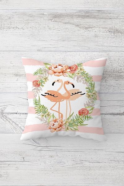 linazaitun One Side Printed Hidden Zipper Decorative Pillowcase Throw Pillow Case Seat Pillowcase
