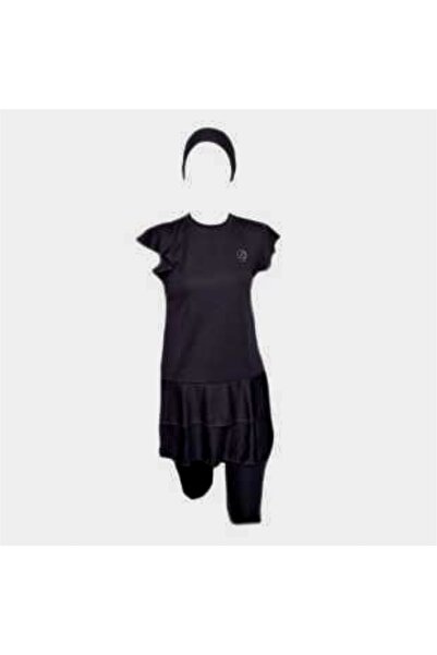 Gökhan Club Kız Çocuk Garson Dijital Kısa Kol Taytlı Mayo