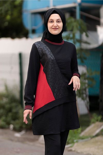 Zey&Ka Butik Piece Tunic Trousers Double Set