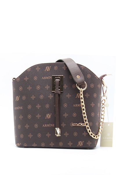 Armine Brown Women's Bag - Shoulder Strap, Model 102