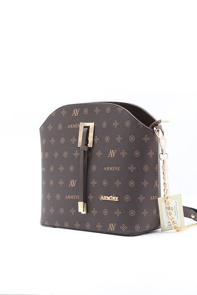 Armine Brown Women's Bag - Shoulder Strap, Model 102