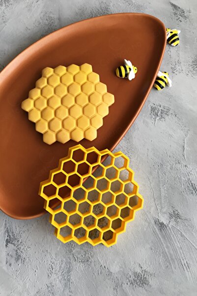 CESTOPİENO مشكل عجين على شكل قرص العسل / كوكي / سيراميك / قالب عجين اللعب