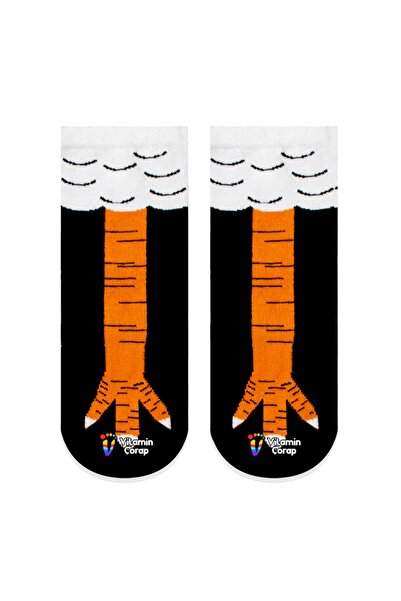 Vitamin Çorap Tavuk Ayağı Renkli Çocuk Çorap