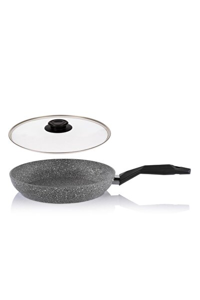 Schafer مقلاة كوري مقاومة للحريق وغير قابلة للالتصاق 28 سم مع غطاء زجاجي