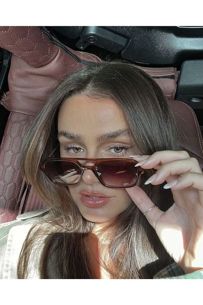 Goldmine Unisex Glamor Sunglasses Brown