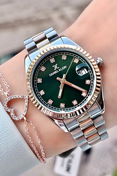 Daniel Klein Takvimli Kadın Kol Saati ve Hediye Bileklik