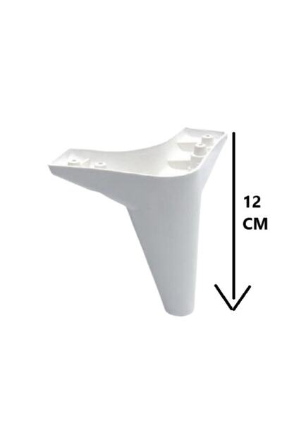 cantek 12 Cm Asya Beyaz Ayak(4adet)