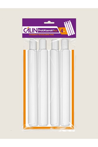 CALIN Nakış Kasnağı Için 4'lü Uzatma Aparatı - Beyaz Klips / Pratikasnak Plus