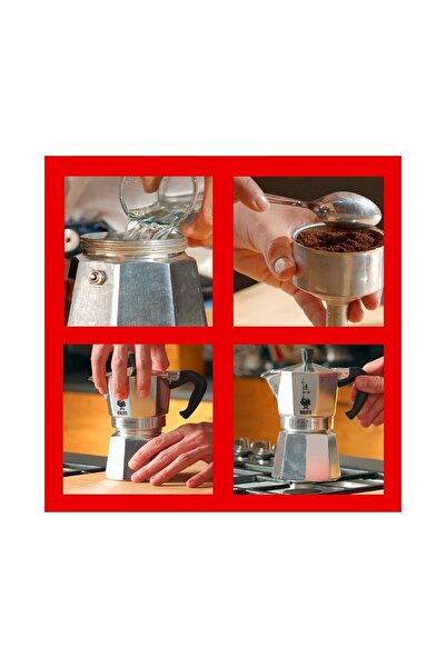 Bialetti Durnes - Moka Express Siyah 3 Cup / Moka Pot