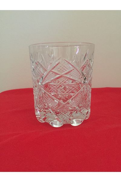 Paşabahçe Cut Eye Pattern Whiskey Glass