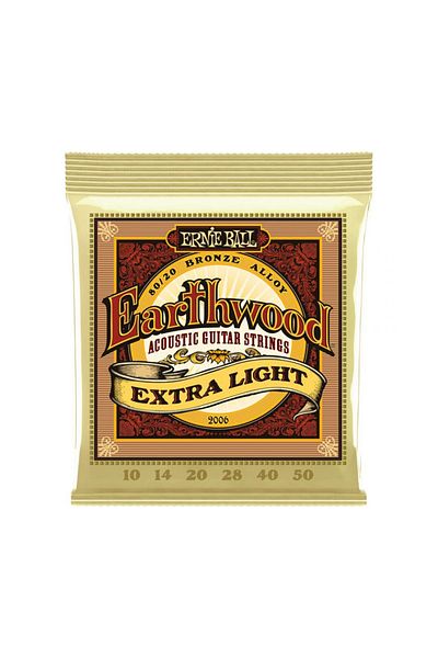 Ernie Ball P02006 Extra Light 10-50 Acoustic Guitar String
