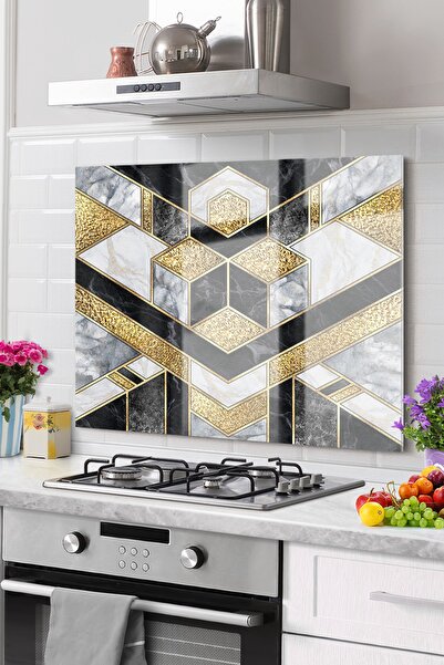 Olinpa Преміум кухонний захисний фартух для плити, захисний фартух для вбудов...