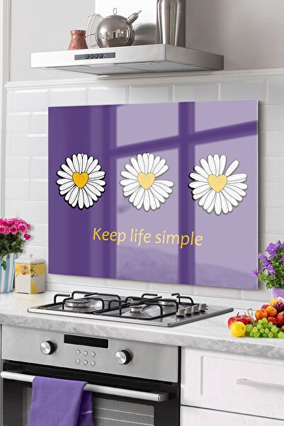 Olinpa Vrhunski stakleni štitnik za kuhinjsku ploču, ugrađeni štitnik za zadn...