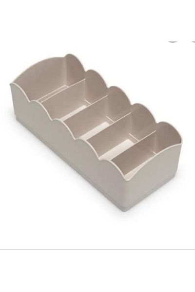 KUMSAL Συρτάρι κάλτσες και πόρπη Organizer Milk Coffee