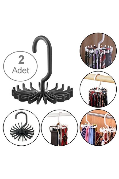 Neler Geldi Neler Kravat Ve Kemer Askısı Şal Fular Askısı ( 2 Adet BEYAZ ) 20...