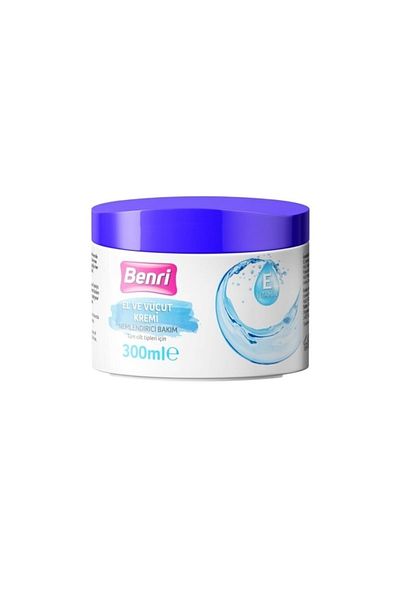 Benri 300 Ml Moisturizing Care Hand and Body Cream
