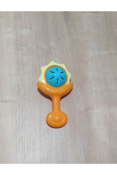 Apiko Shop Daisy Rattle, Baby Rattle (length 18 Cm) 1 Piece