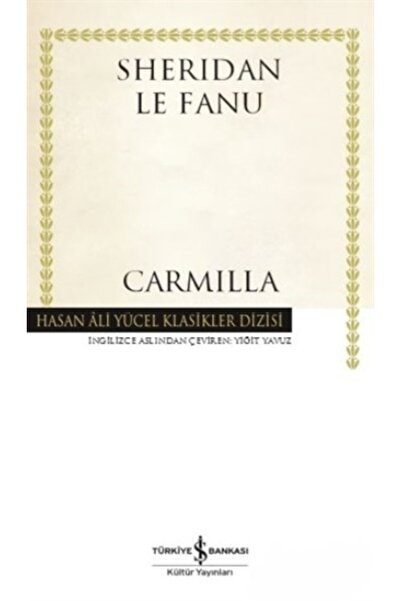 İş Bankası Kültür Yayınları Carmilla - Sheridan Le Fanu -