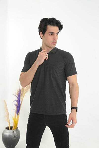 KMKkombin Μπλουζάκι μπλουζάκι με κλασική κοπή με μοτίβο με κουκκίδες