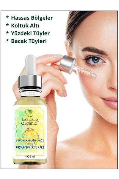 Le Sandre Organic Lemon Peel Oil Hair Delaying Effect Hair Reducing Serum 20ml