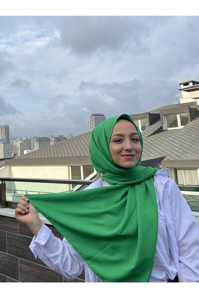 İpekçe Cotton Jazz Shawl Green
