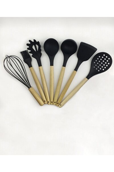 Bycomo By Como Bambu Saplı Silikon 7’li Kepçe Seti