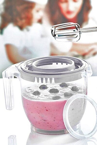 Hanedan HOME 2.5 lt Özel Koruma Kapaklı Sıçratmayan Mikser Kabı