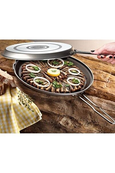 Genel Markalar J64 Redio Çift Taraflı Ikiz Balık Börek Tava 28 Cm