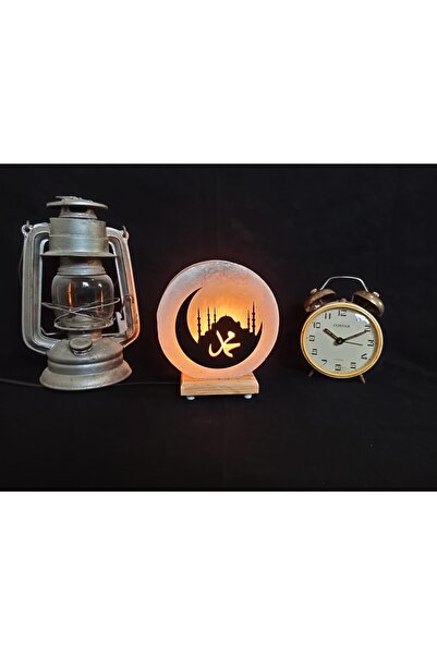 TuzAvm Cami Baskılı Tuz Lamba