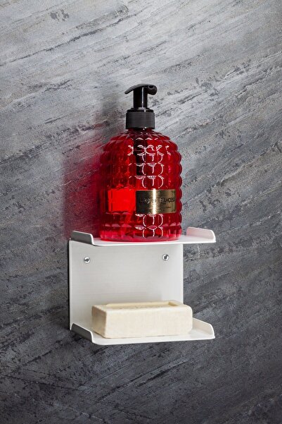 EVAY Dozator de săpun de mână multifuncțional din metal, suport pentru săpun,...