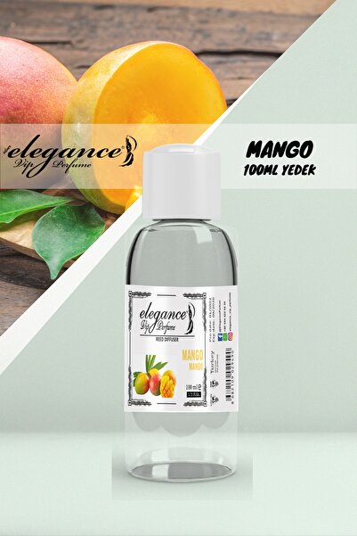 Elegance vip Perfume Özel Fiyat - Mango 100 Ml - Yedek Dolum Şişesi Oda Kokusu Reed Diffuser