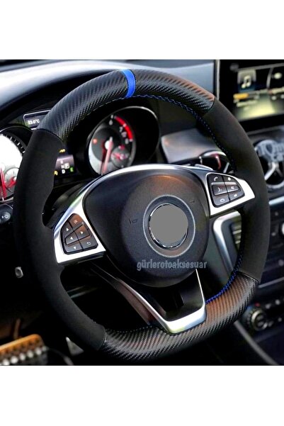 gürler oto kılıf ve aksesuar Renault Clio Uyumlu Dikmeli Direksiyon Kılıfı Al...