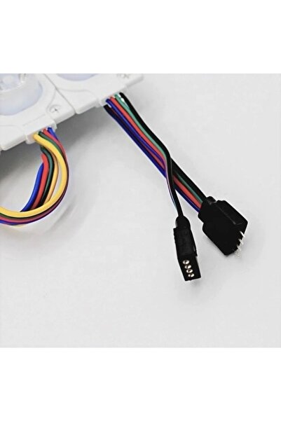 Hazar Led 12 Volt 1.5 Watt Tek Mercekli Modül Led Rgb (10 ADET)