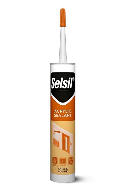 Selsil Akrilik Mastik 500 gr Beyaz