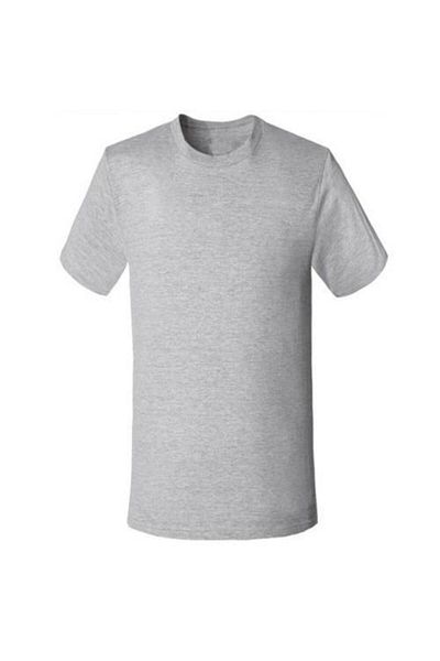 Tutku 6-Piece Men's Combed Cotton Crew Neck Undershirt Gray
